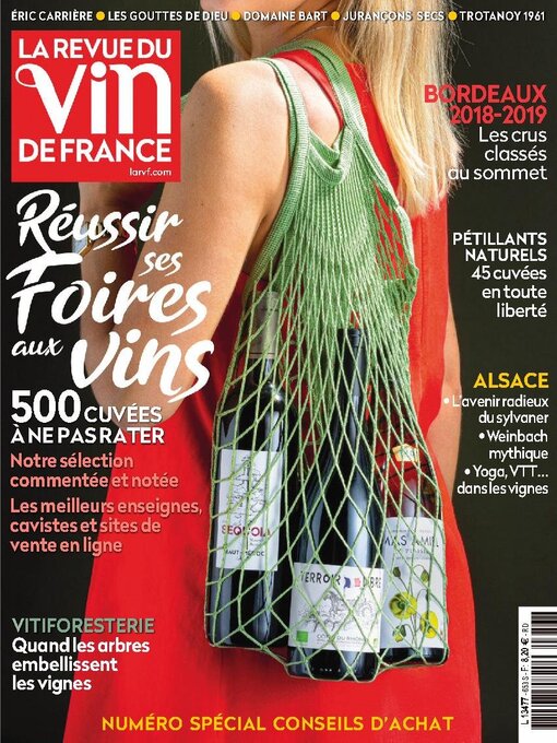 Title details for La Revue du Vin de France by Revue du Vin de France - Available